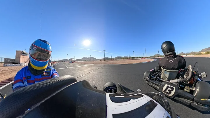 360° @ PKRA 12-13-25 Practice (Vintage CCW) Kart Swapping with Kart 13 #pkra #karting #lo206