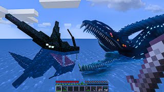 Gargantuan Leviathan in Minecraft and Subnautica screenshot 2
