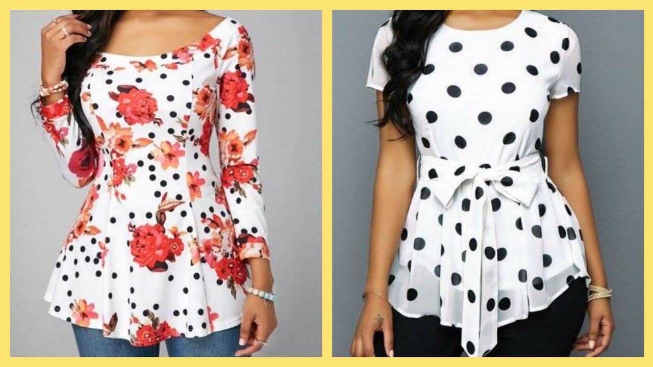 Blusa casual y elegante de moda