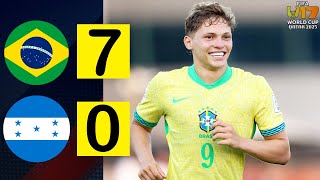 Download lagu Brasil vs Honduras 7-0 HL & Gol - Piala Dunia U17 Qatar 2025
