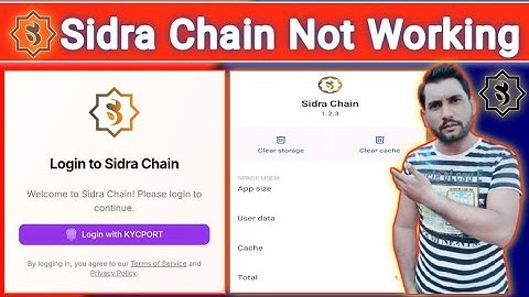 Sidra Chain Open problem | Sidra Chain Login With KycPort Problem