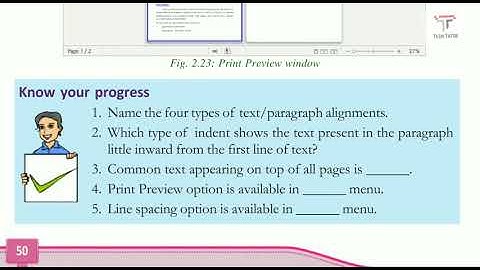 Plus two humanities computer applications - Chapter 2 - Know your Progress