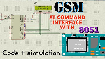 AT COMMEND Interface with GSM using 8051 micro controller