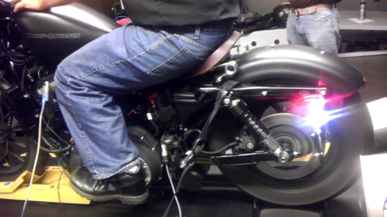 Harley Davidson dyno run - YouTube