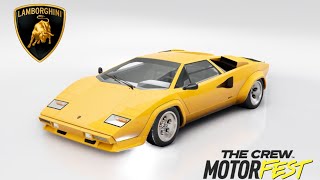 lamborghini countach LP Customization and Review (THE CREW MOTORFEST) 