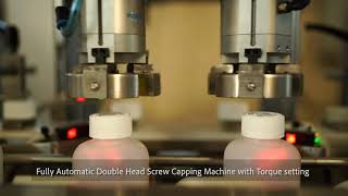 Fully Automatic Double Head Dry Syrup Filling Line