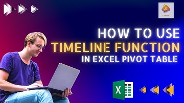 How to use the timeline feature in Excel pivot tables | How to filter pivot table data by timeline