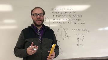 Max/Min Example: Rectangle Bounded by Parabola