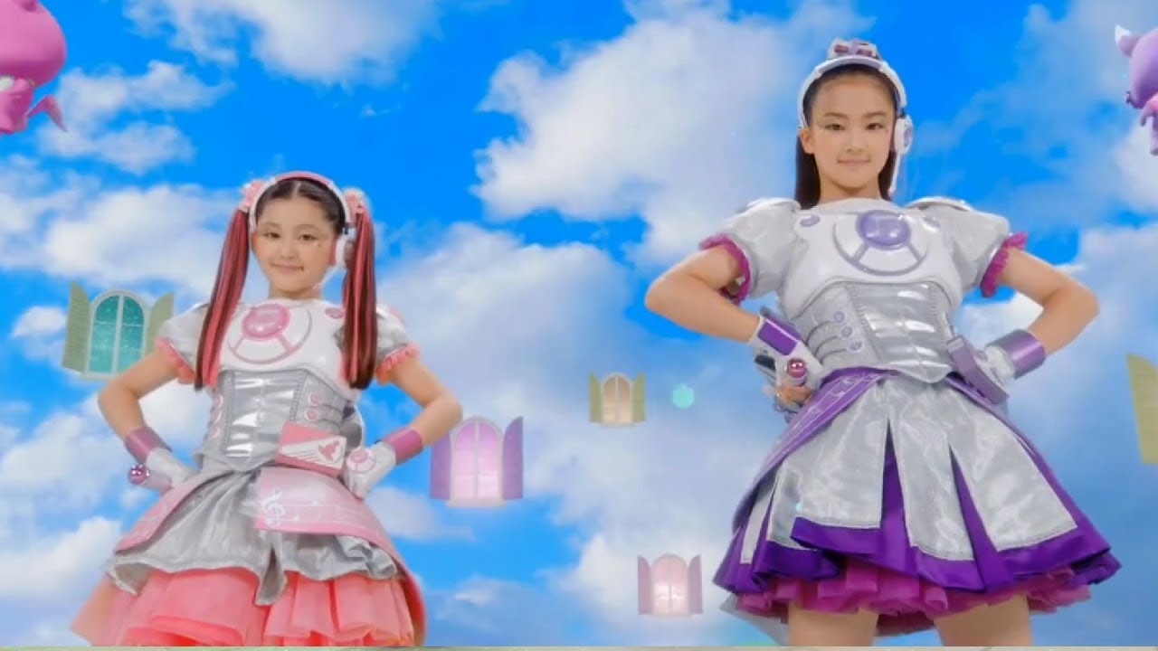 720p) Kanon And Mai Duo Transformation Tune Up - Idol x Warriors