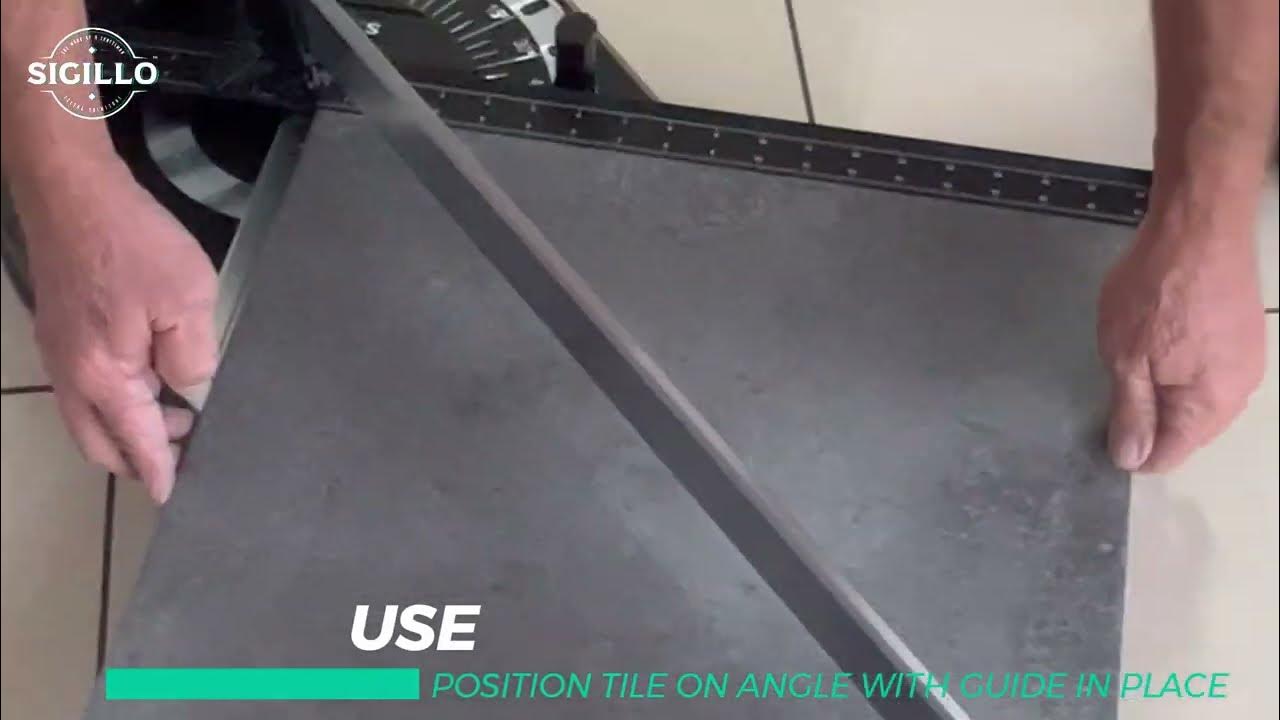 Sigillo Manual Tile Cutter Use YouTube