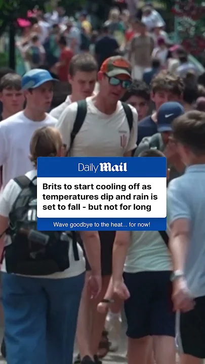 Britain set to cool off today after a scorching heatwave