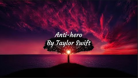 Taylor Swift - Anti-Hero (Pop) LYRICS "It