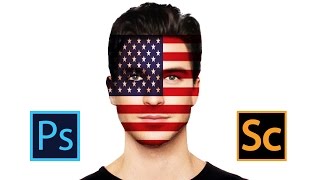 How to Map a Flag OnTo A Face - Photoshop CC screenshot 5