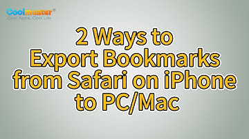 [Full Guide] How to Export Bookmarks from Safari to PC/Mac?