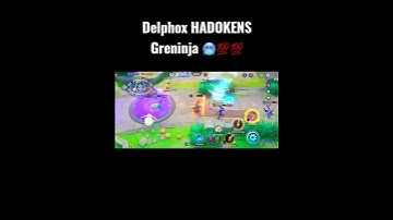 Delphox + HADOKEN #pokemon #pokemonunite #gameplay #greninja #delphox #anime