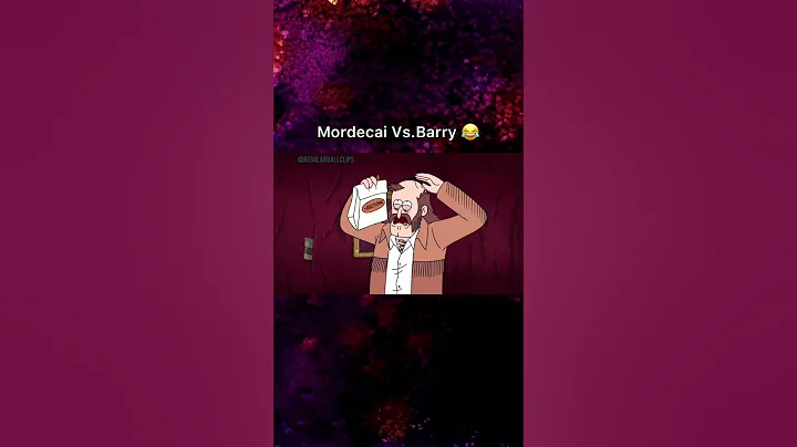 Mordecai Vs Barry😂#shorts #regularshow