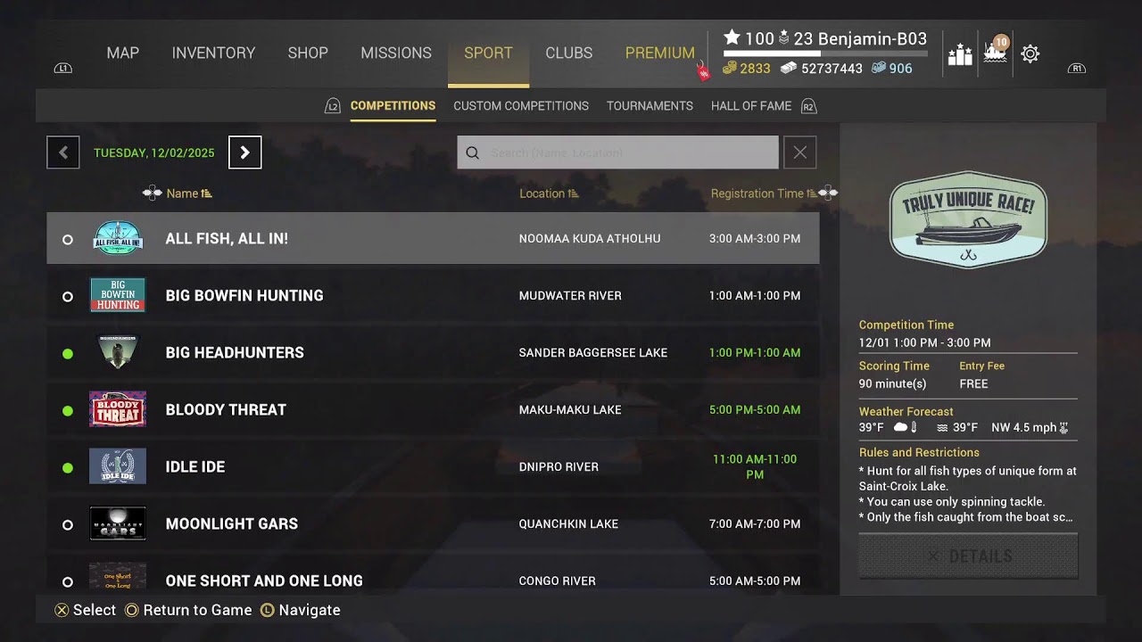 The Battle of Kaniq: Fishing Planet Comp