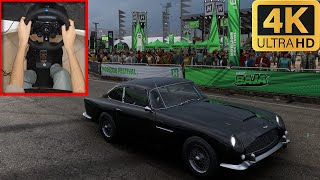 4k - Driving a 1964 Aston Martin DB5 - forza horizon 5 - G923 Logitech