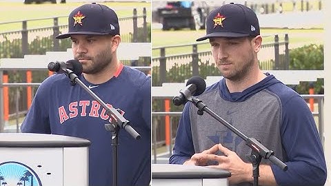 José Altuve, Alex Bregman and Jim Crane apologize for Astros sign-stealing scheme