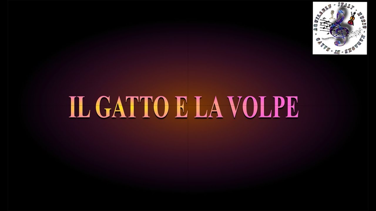 il gatto e la volpe testo pdf