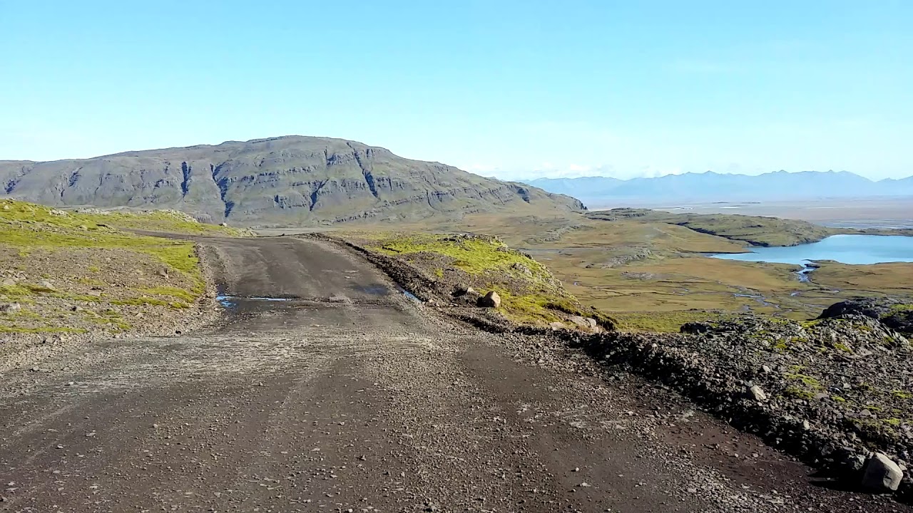 Iceland F 985 above Smyrlabjörg — Jökulvegur — video poster