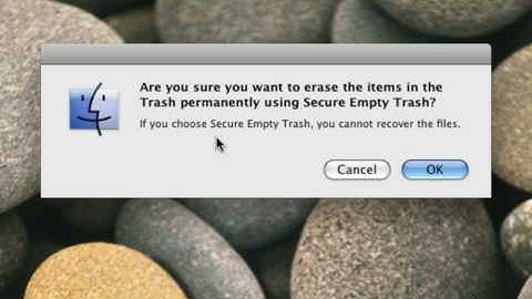 Securely Empty Mac Trash
