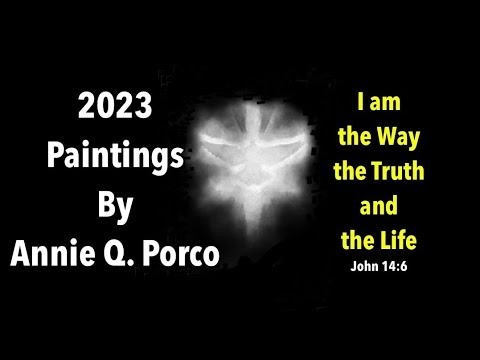 2023-Paintings by Annie Q. Porco - John 14:6 - Keys to Unity 