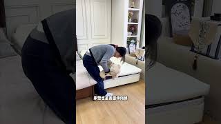 This 2M² Bedroom Has Such A Comfortable Little Cream Sofa..