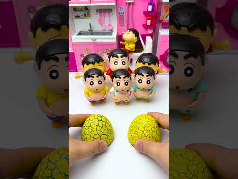 Shin Chan and friends Toy Fun ASMR#shorts #funny #toys #asmr #satisfying