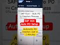How to Enable Automatic Purchase Order in SAP MM Quick Guide ⚡Automatic PO in SAP MM 🔥PO automation