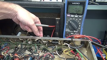 Add variable negative bias Vintage Fender Princeton Reverb AA1164 Tube guitar amplifier 5 easy steps