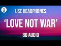 Jason Derulo X Nuka Love Not War The Tampa Beat 8D AUDIO Jason Derulo X Nuka Love Not War The Tampa Beat 8D AUDIO