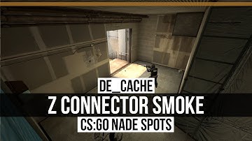 CS:GO Nade Spots :: Cache, Z Connector Smoke V1.