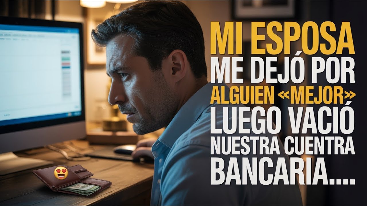 Mi esposa me dejó por alguien «mejor»  Luego vació nuestra cuenta bancaria