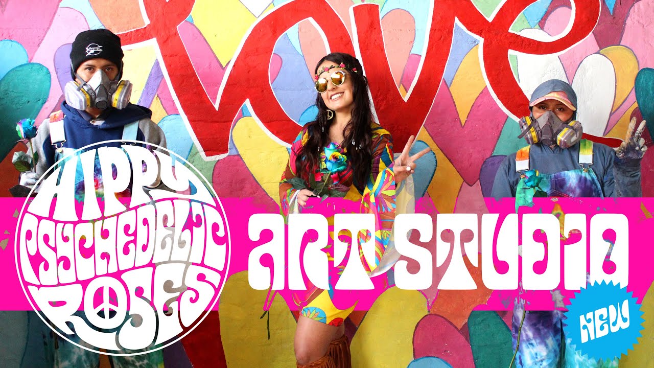 JFTV: Jet Fresh Flower Growers' New Hippy Psychedelic Rose Art Studio!