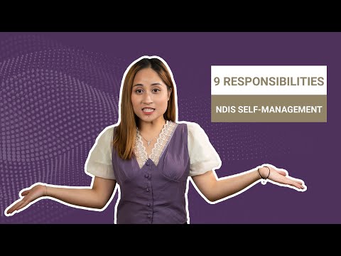 9 responsibilities NDIS self-management