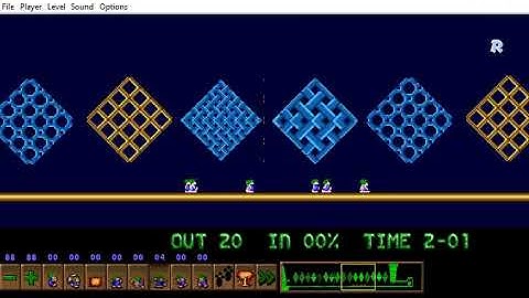 Lemmini - Lemmings Custom Level - New Compression Method