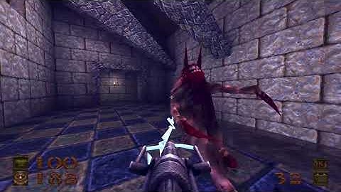 Quake hard difficulty episode 4 level 6/7 all secrets 100% kills