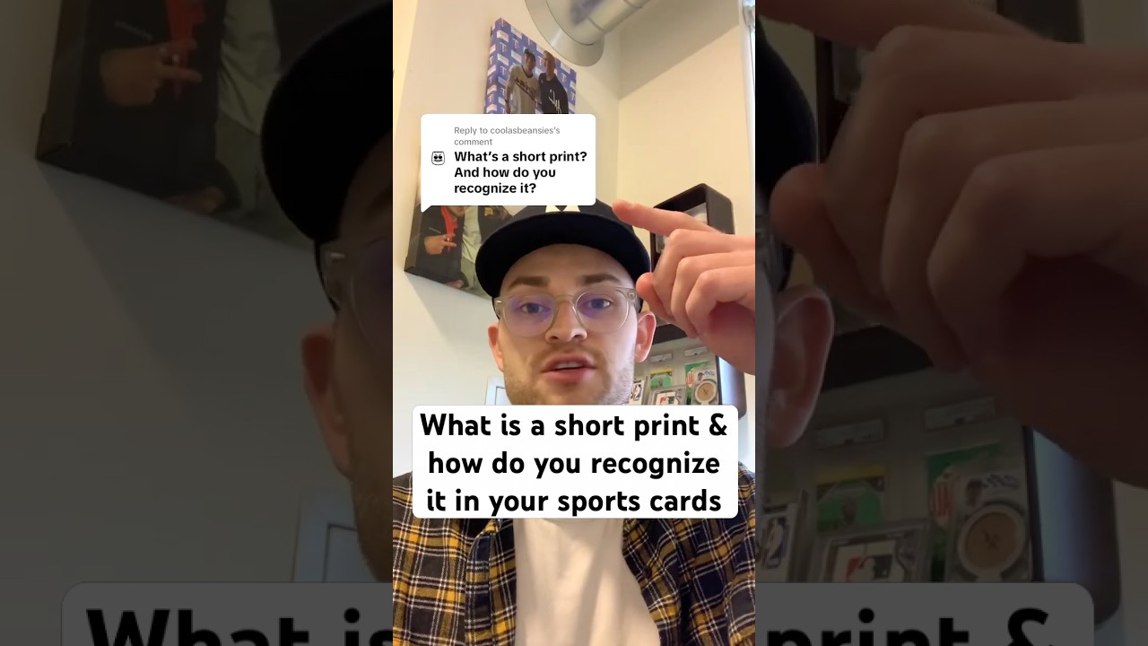 What is a short print and how do you recognize it in your sports cards? 