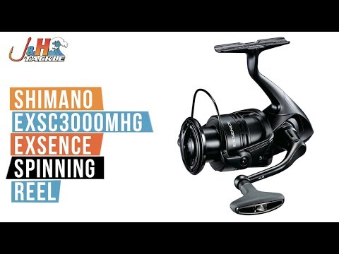 Shimano EXSC3000MHG Exsence Spinning Reel | J&H Tackle - YouTube