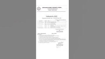 BBA/BCA Sem 2 (2022-25) External exam programme/routine #skmu #skmuexam #irptech