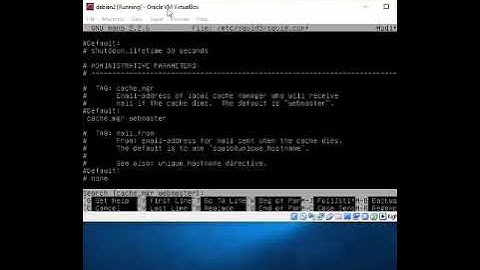 Konfigurasi Proxy Server di Virtual Box [ debian 8 ]