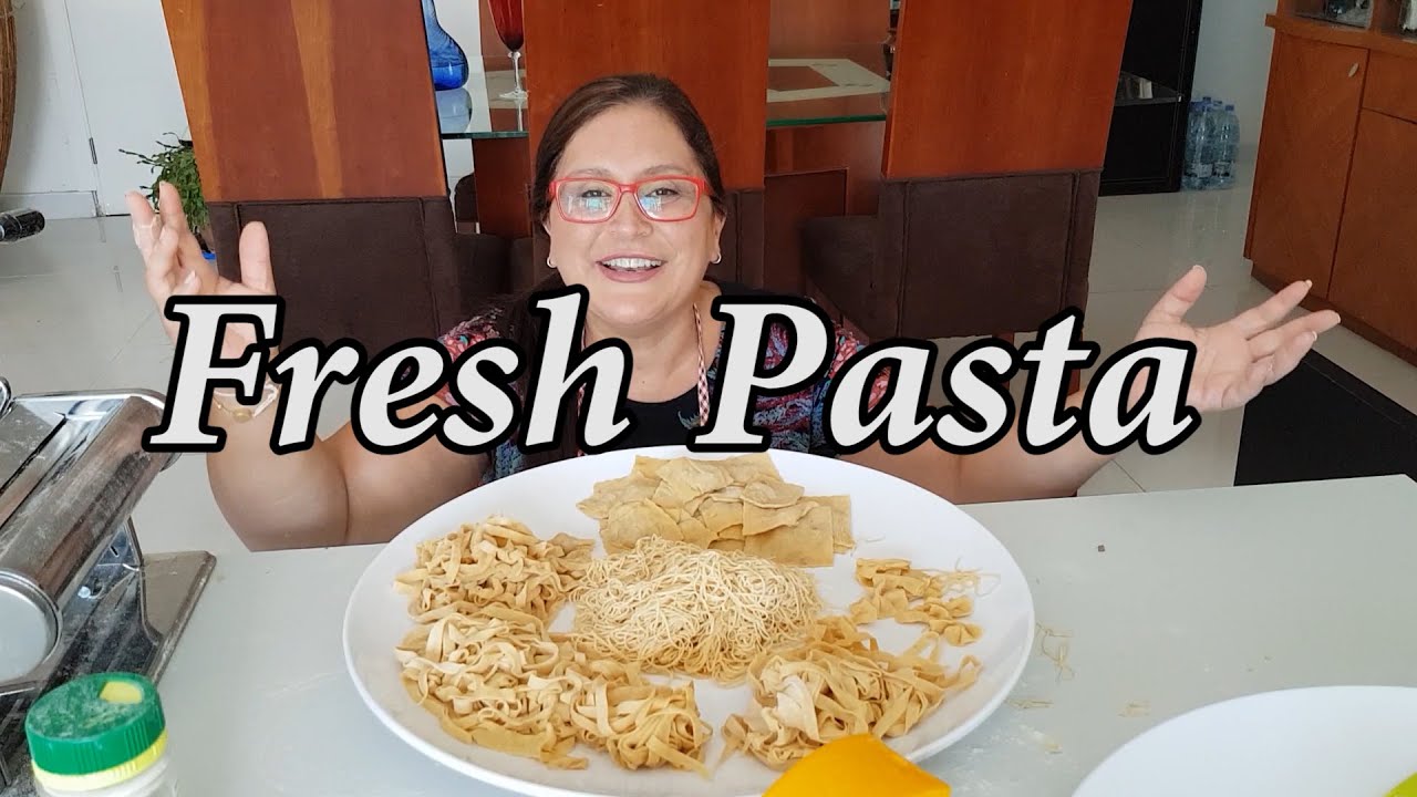 طريقة عمل الباستا الطازجة How to make delicious fresh pasta YouTube