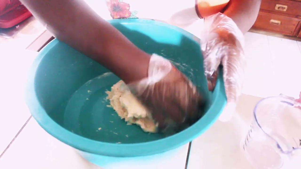 Valentine's Day Breakfast jhonny cake and salt fish