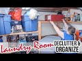 EXTREME LAUNDRY ROOM  DECLUTTER | KONMARI METHOD | Declutter and Organize 2021