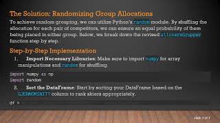 Creating Random Group Allocations in Python: A Guide for Ski Rankings Wealth