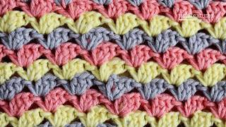 EASY ONE ROUND REPEAT! Stepping Stones Stitch in Rounds | How to Crochet
