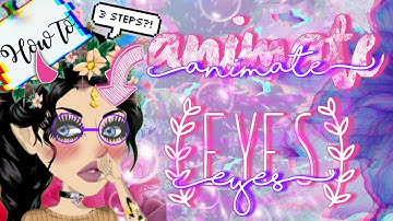 3 Steps to ANIMATE eyes!😮 COSTUME Animation - Msp english costume animation #tutorial
