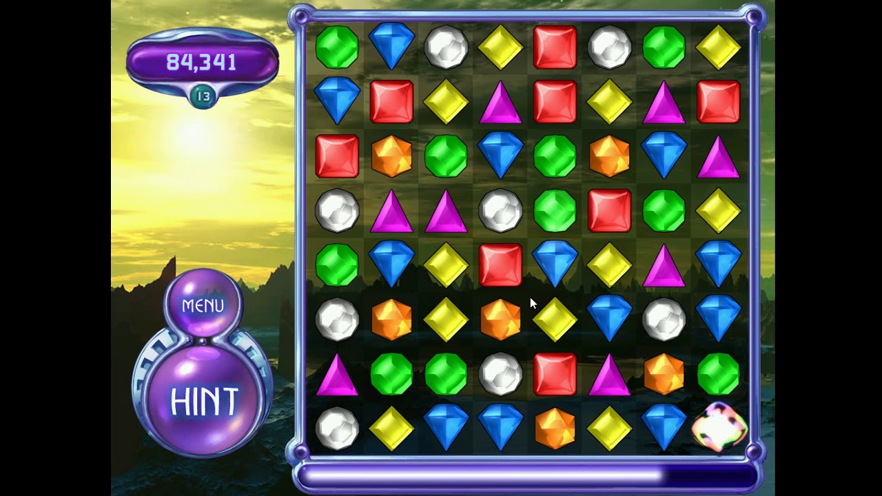 【Rock】Bejeweled 2 舊地重遊 小玩Level 12~14 - YouTube