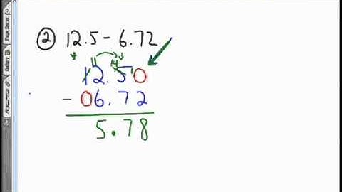 Video 20 - Adding and Subtracting Decimals - Practice.mov